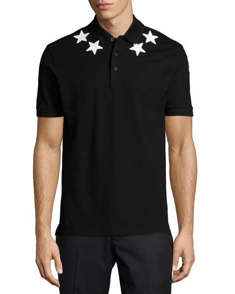 givenchy star polo mens|givenchy polo shirts.